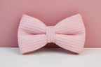Pink Corduroy Personalized Dog Collar, Leash & Harness Set