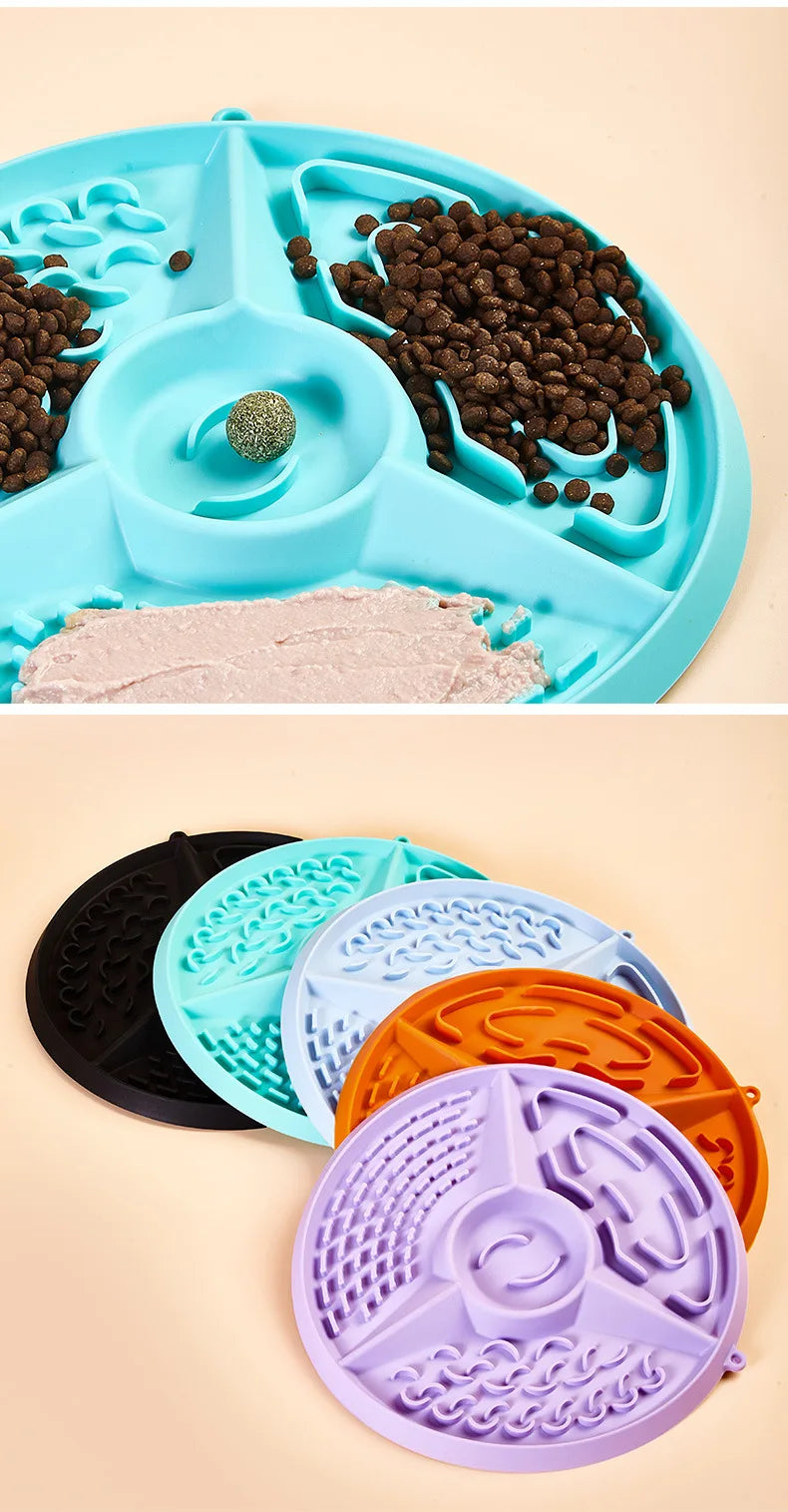 Dog Licking Pad – Slow Feeder & Calming Suction Mat for Dogs and Cats