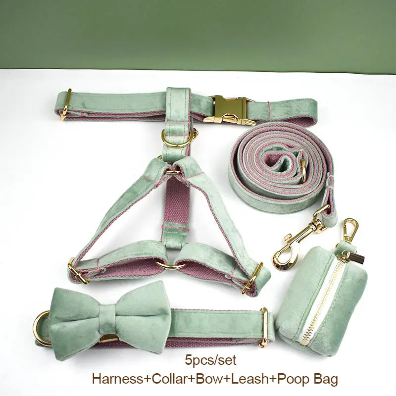 Mint Green Velvet Set