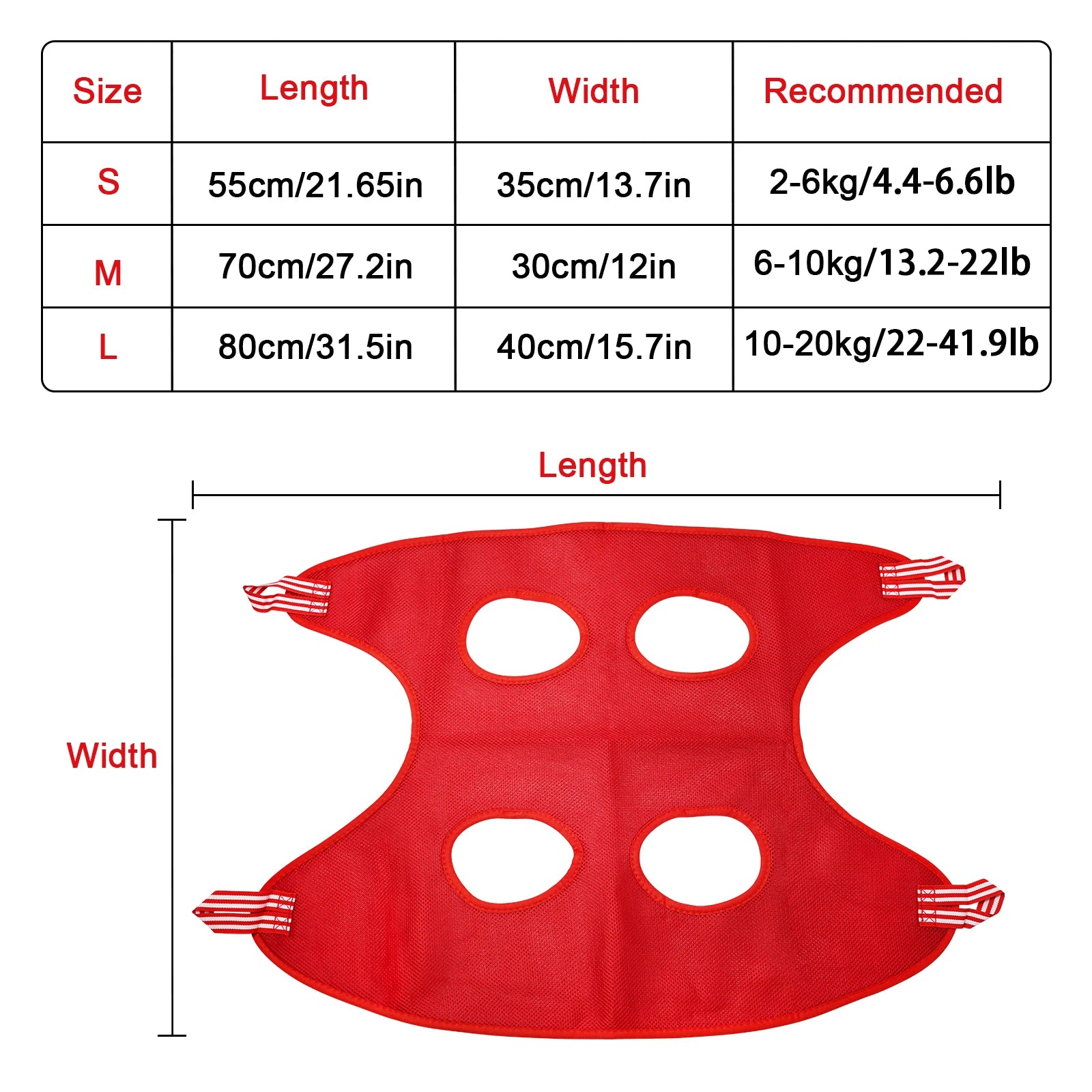 Pet Grooming Hammock – Nail Trimming & Cleaning Holder with Hooks for Cats & Dogs