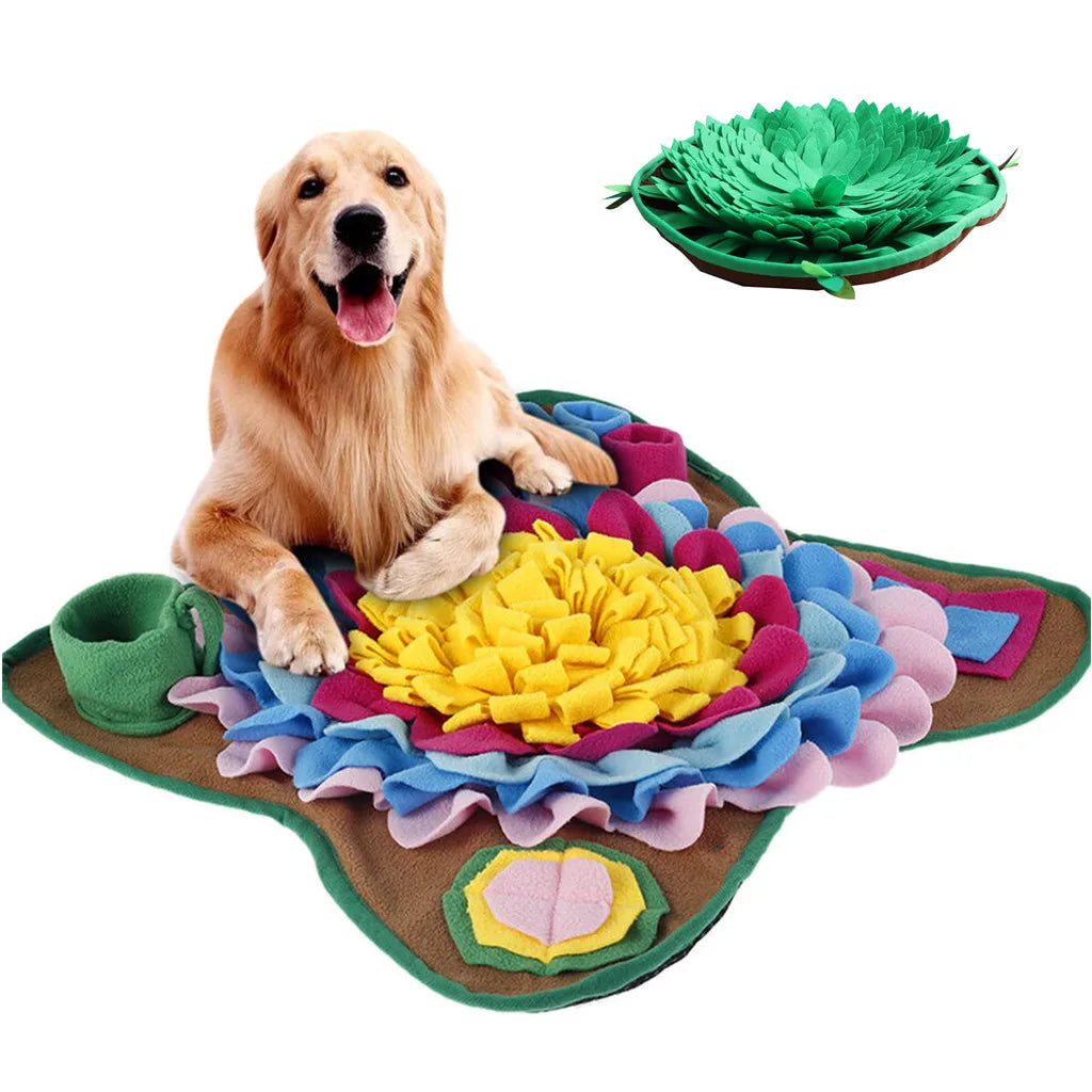 Dog Snuffle Mat – Interactive Nose Work & Slow Feeding Training Toy