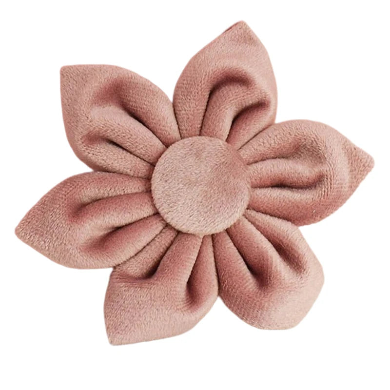 Light Purple Velvet Personalized Dog Collar, Leash & Harness Set