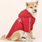 Waterproof Warm Dog Jacket – Reflective Hooded Winter Coat for Small to Large Pets