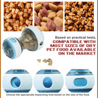 Interactive Treat Dispensing Ball – Adjustable Food Dispenser Toy for Dogs & Cats