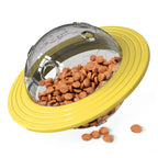 Interactive Flying Disc Dog Toy – IQ Training & Slow Feeder Food Dispenser