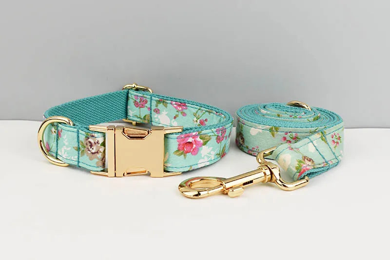 Personalized Dog Collar, Leash & Harness Set