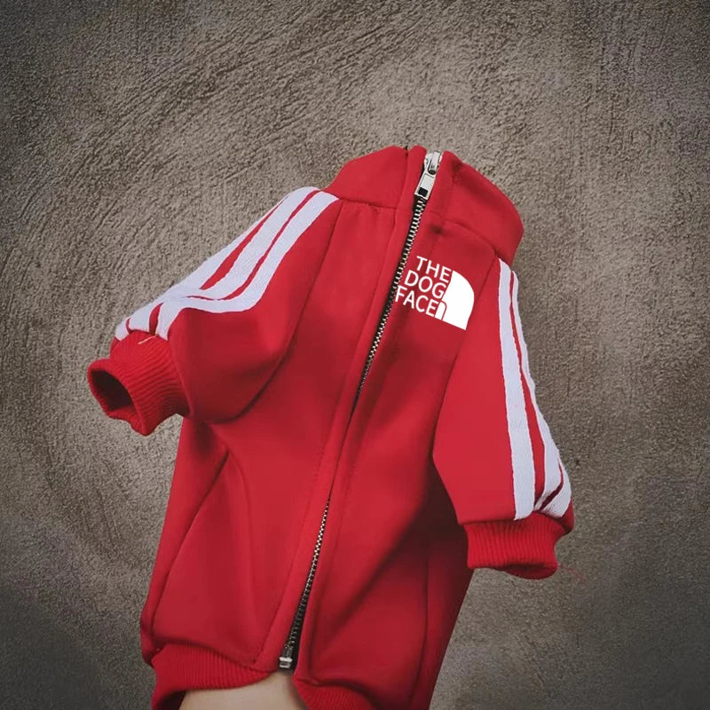 Zipper Dog Hoodie – Warm Autumn & Winter Coat for Small, Medium & Large Pets