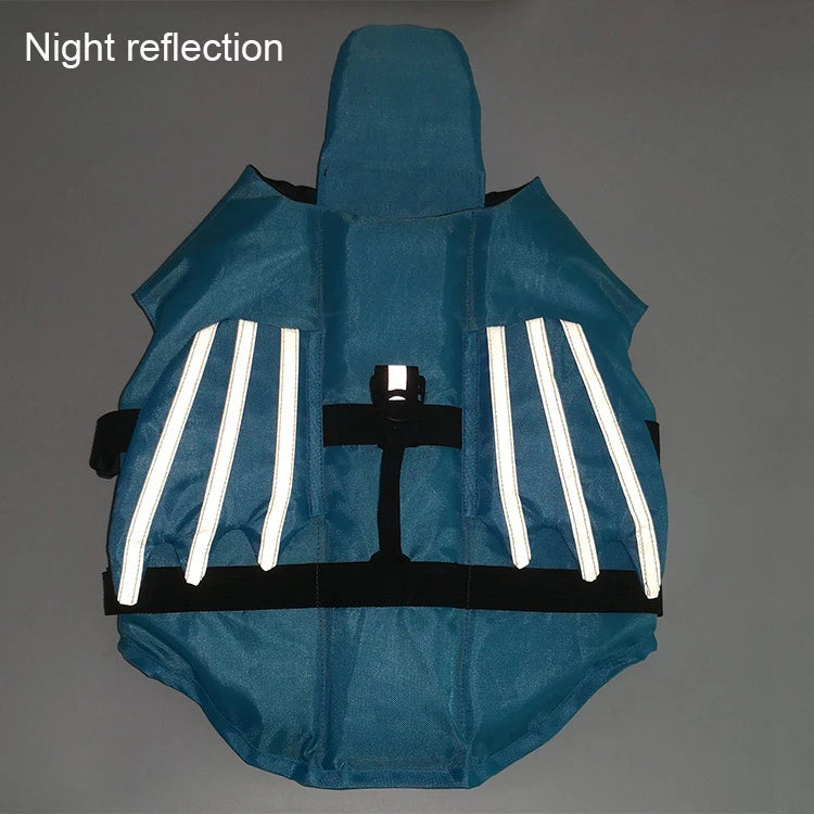 Dog Life Jacket – High Buoyancy Safety Vest with Adjustable Straps and Rescue Handle