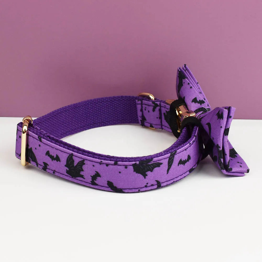 Violet Personalized Dog Collar, Leash & Harness Set