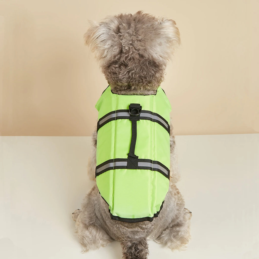 Reflective Dog Life Jacket – Adjustable Buoyancy Vest for Swimming, Boating & Surfing (All Sizes)