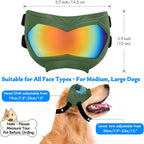 Large Dog Sunglasses – Adjustable Goggles for Medium & Large Dogs