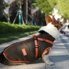 Waterproof Puppy Jacket with Built-in Harness – Warm Winter Vest for Small Dogs