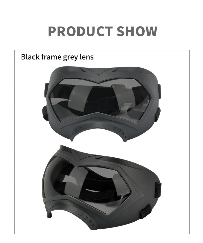 Large Dog Sunglasses – Adjustable Goggles for Medium & Large Dogs
