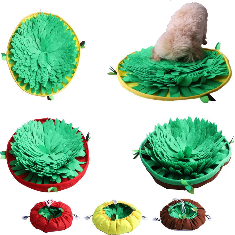 Dog Snuffle Mat – Interactive Nose Work & Slow Feeding Training Toy