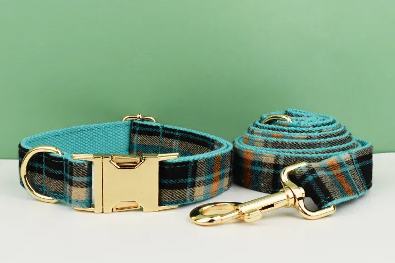 Plaid Emerald Fog Set