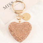 DDPaws  Bronze Rhinestone Heart Dog Collar Charm