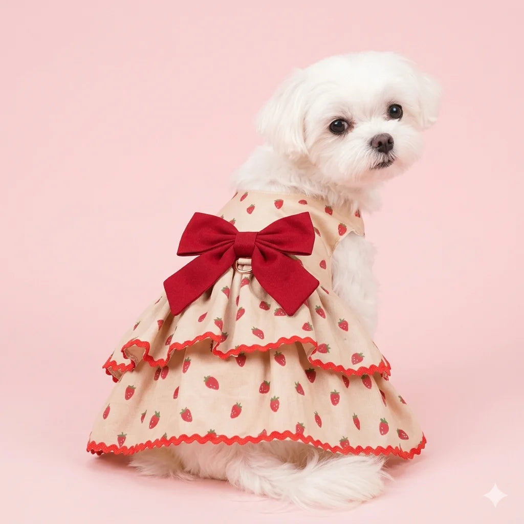 Floral Cotton Dog Dress