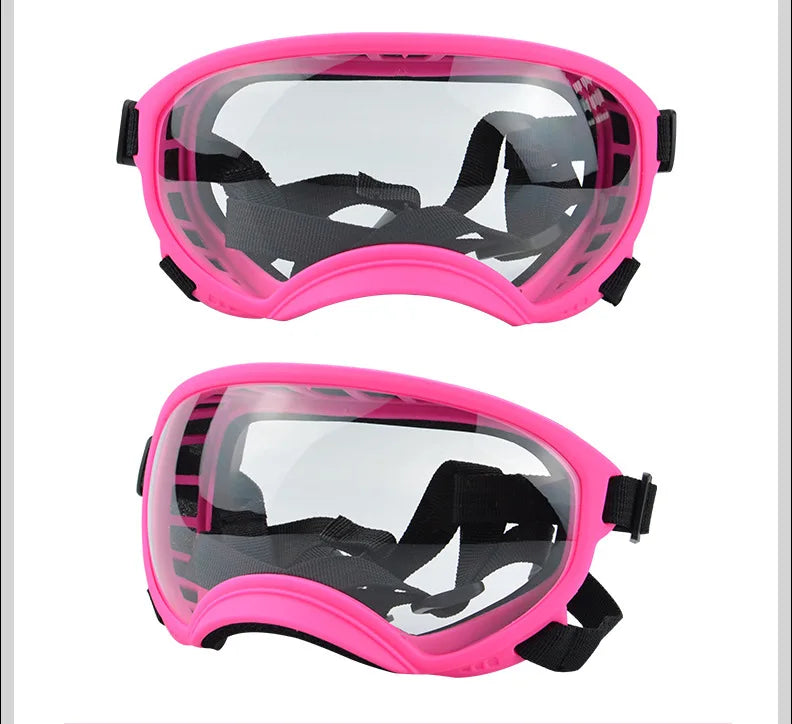 Color-Changing Dog Sunglasses – UV-Resistant Goggles for Outdoor Protection