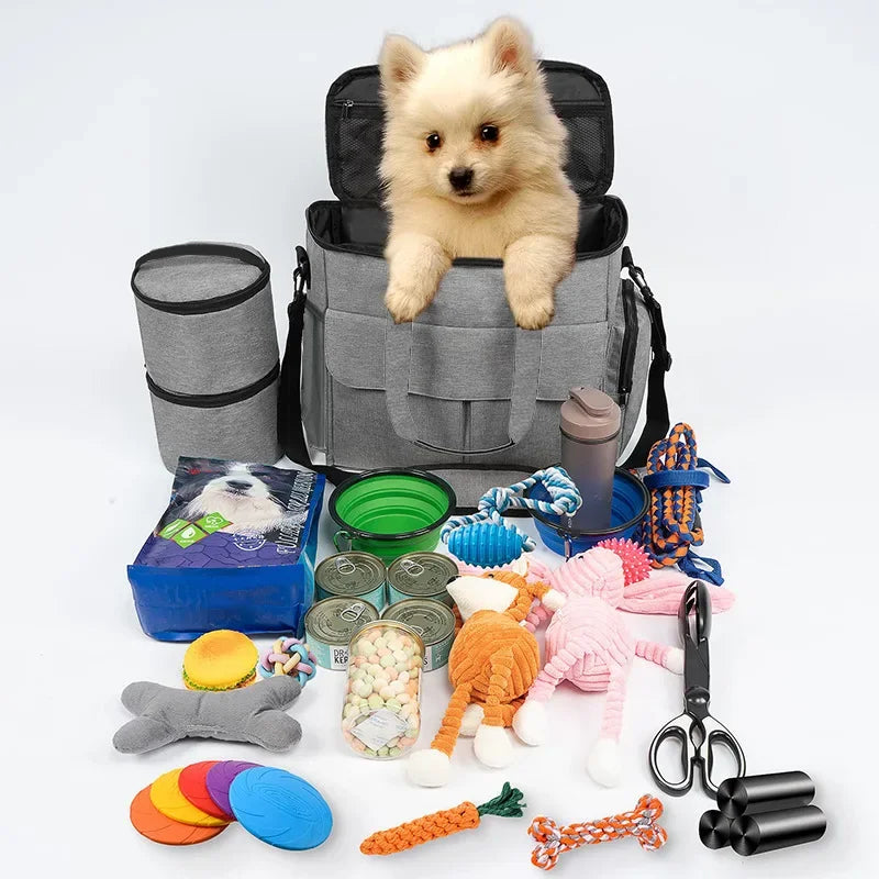 Multifunctional Dog Travel Bag – Durable, Spacious & Easy to Organize