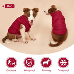 Winter Fleece Dog Jacket – Warm, Cold-Proof Coat for Small, Medium & Large Dogs