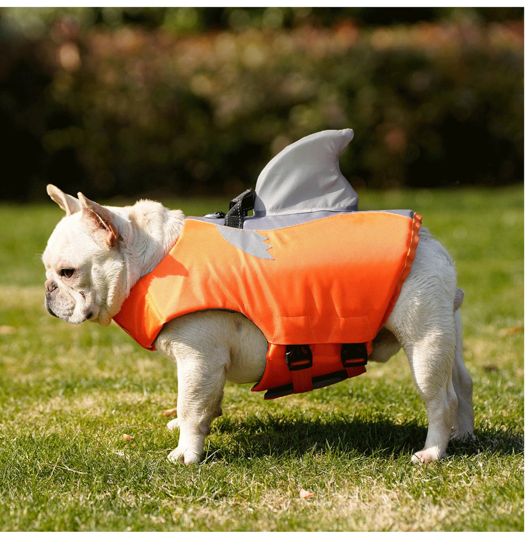 High Buoyancy Dog Life Jacket – Reflective Safety Vest with Rescue Handle for Small, Medium & Large Dogs