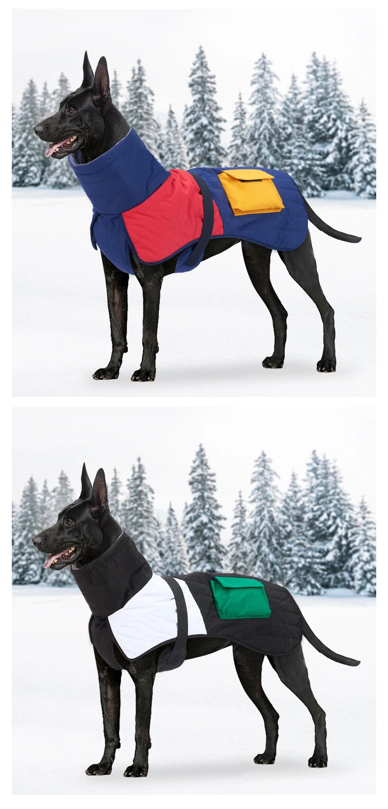 Waterproof Thick Cotton Dog Jacket – Super Warm Winter Coat for All Breeds