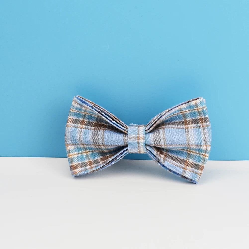 Plaid Personalized Dog Collar, Leash & Harness Set