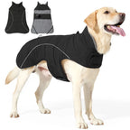 Waterproof Warm Dog Winter Jacket – Reflective Outdoor Cotton Coat for Medium & Large Dogs