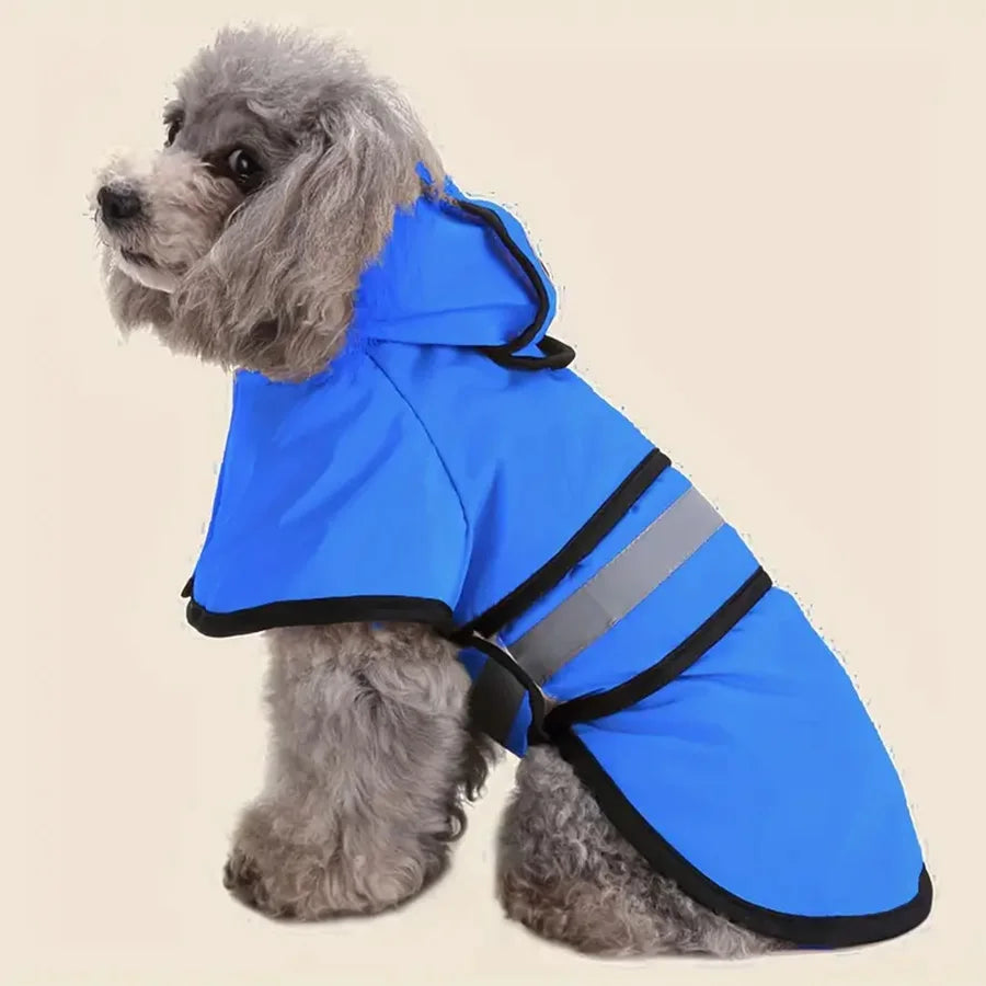 Waterproof Dog Raincoat – Adjustable Windproof Jacket to Keep Pets Dry & Comfortable