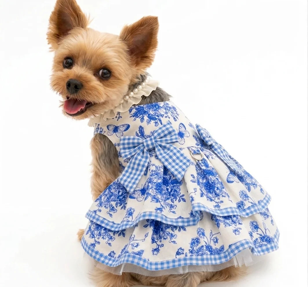 Floral Cotton Dog Dress