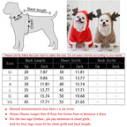 Christmas Elk Dog Hoodie – Warm Coral Velvet Winter Outfit for Small Dogs