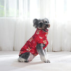 Christmas Dog Jacket – Waterproof & Warm Holiday Coat with D-Ring for Small & Medium Pets