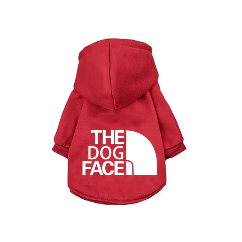 The Dog Face Hoodie – Warm Cotton Windproof Jacket for Small to Large Dogs