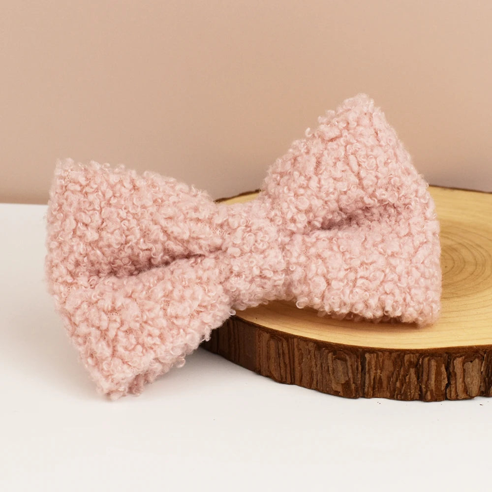 Handmade Teddy Fabric Personalized Dog Collar, Leash & Harness Set