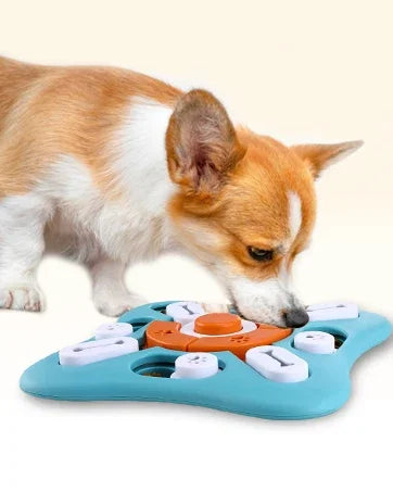 IQ Training Dog Puzzle Toy – Interactive Treat Dispenser & Slow Feeder