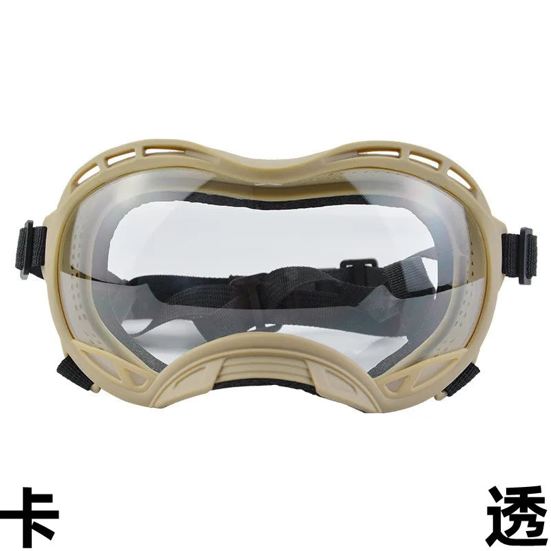 Large Dog Goggles – Windproof, Waterproof Tactical Sunglasses for Outdoor Protection
