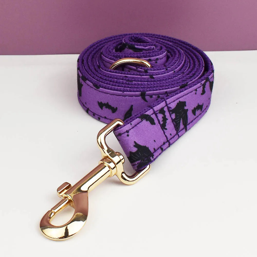 Violet Personalized Dog Collar, Leash & Harness Set