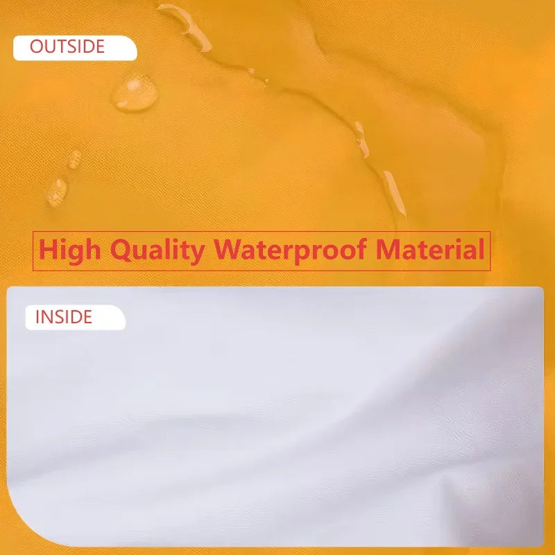 Waterproof Hooded Dog Raincoat – Lightweight Reflective Jacket for All Breed