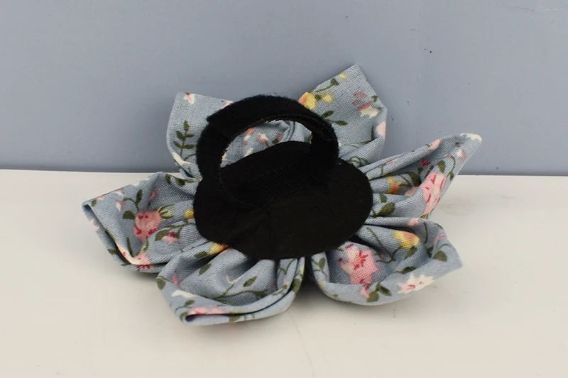 Flower Personalized Dog Collar, Leash & Harness Set