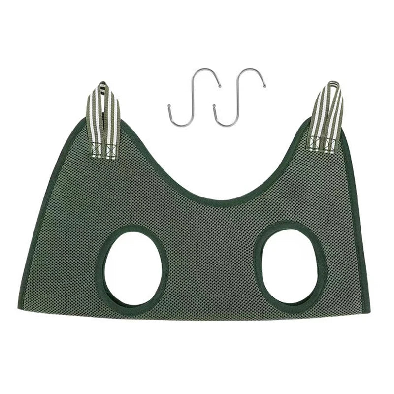 Pet Grooming Hammock – Nail Trimming & Cleaning Holder with Hooks for Cats & Dogs