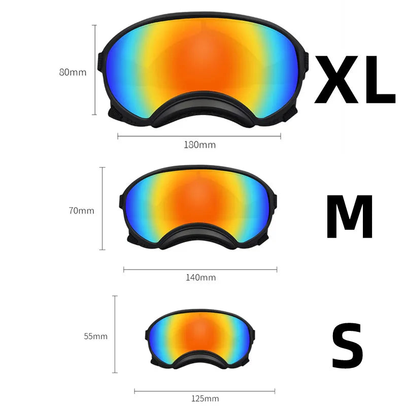 Dog Tactical Goggles – UV-Proof, Waterproof Sunglasses for Medium & Large Dogs