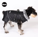 Winter Dog Jacket with Harness – Waterproof, Windproof Coat for Small & Medium Dogs