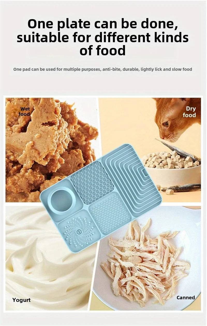 Dog Licking Pad – Slow Feeder & Calming Suction Mat for Dogs and Cats