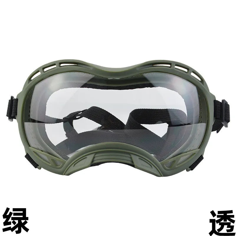 Large Dog Goggles – Windproof, Waterproof Tactical Sunglasses for Outdoor Protection