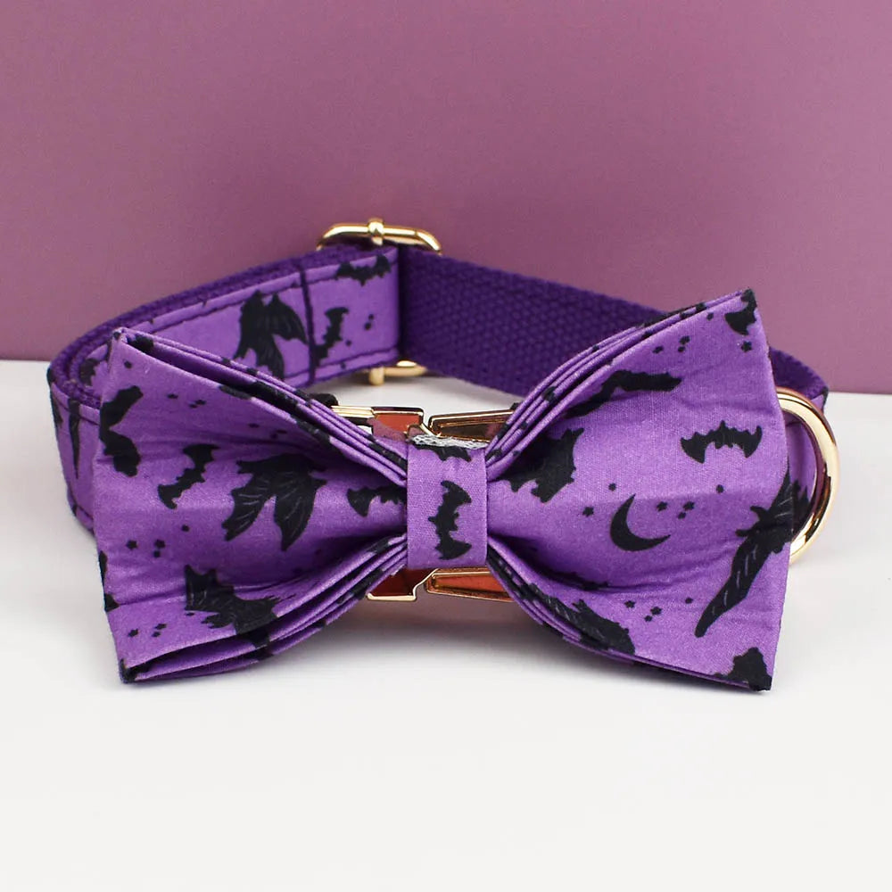 Violet Personalized Dog Collar, Leash & Harness Set