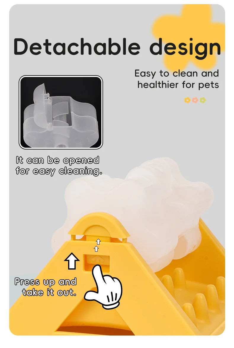 Interactive Puzzle Toy - Slow Feeder Dog Bowl for Stress Relief & Healthy Eating