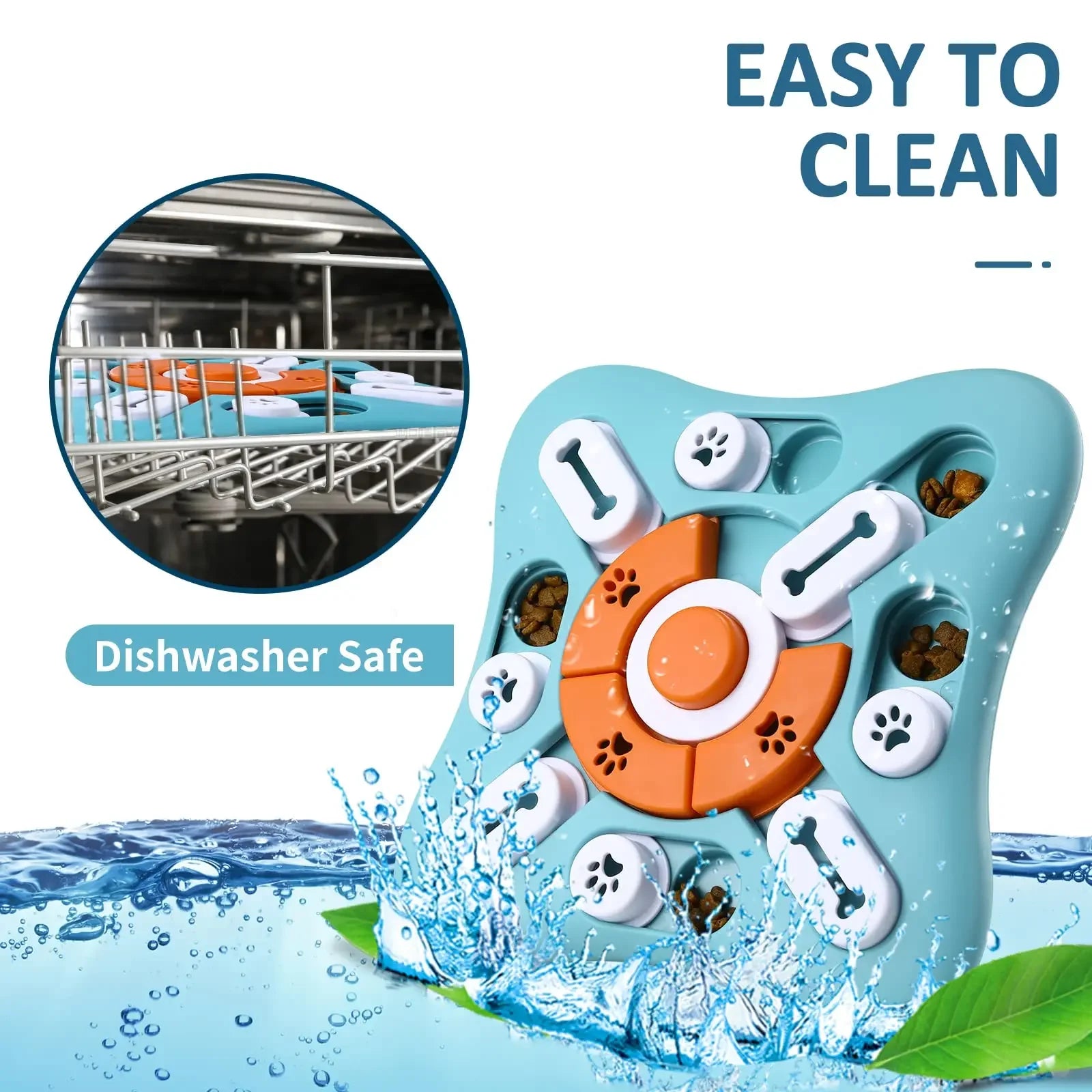 IQ Training Dog Puzzle Toy – Interactive Treat Dispenser & Slow Feeder