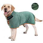 Dog Bathrobe – Quick-Dry Absorbent Microfiber Towel Wrap for Dogs & Cats