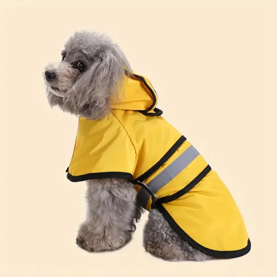 Waterproof Dog Raincoat – Adjustable Windproof Jacket to Keep Pets Dry & Comfortable