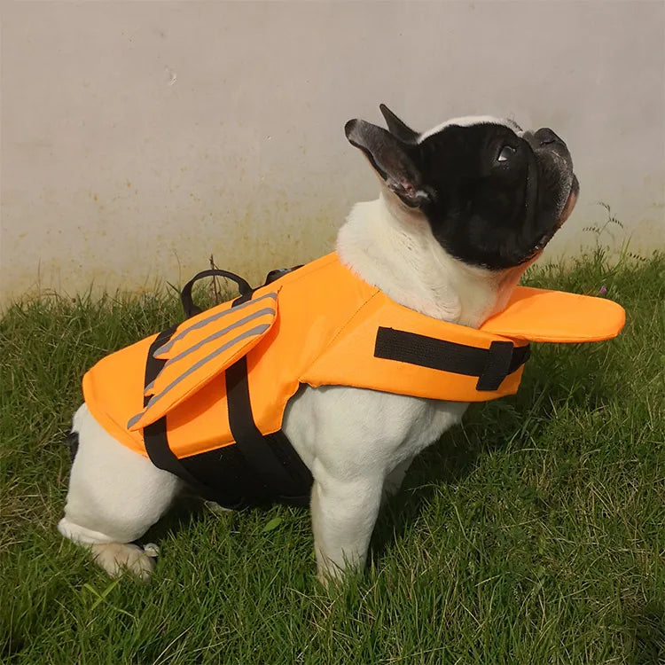 Dog Life Jacket – High Buoyancy Safety Vest with Adjustable Straps and Rescue Handle